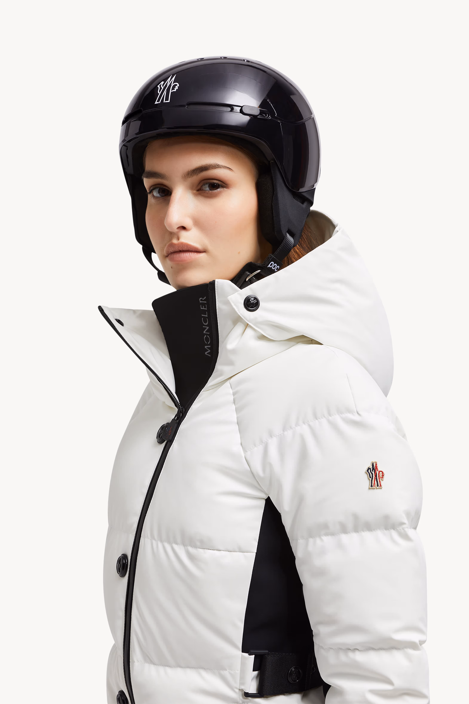 Logo Ski Helmet Black Moncler 8